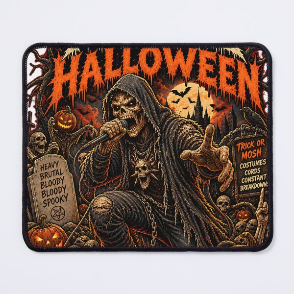 Item preview, Metal Halloween Trick or Mosh designed and sold by SpectacledBoi.