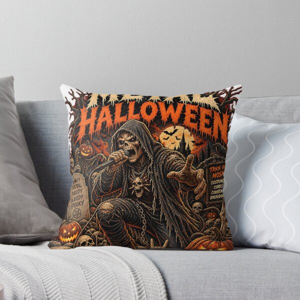 Item preview, Metal Halloween Trick or Mosh designed and sold by SpectacledBoi.