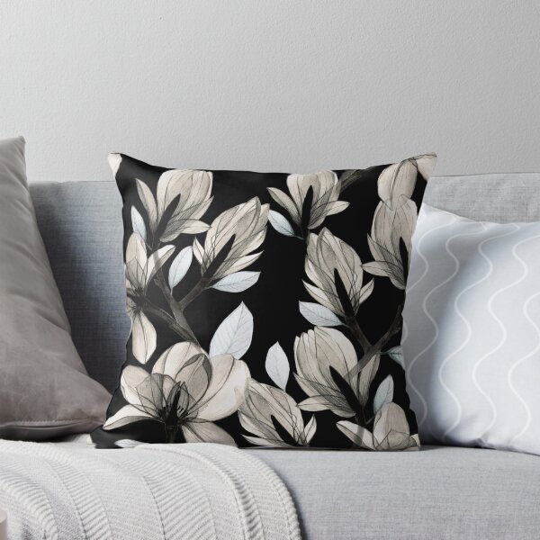 Item preview, Black and Beige Floral Botanical Seamless Pattern designed and sold by ​Jyoti Digital Artist.