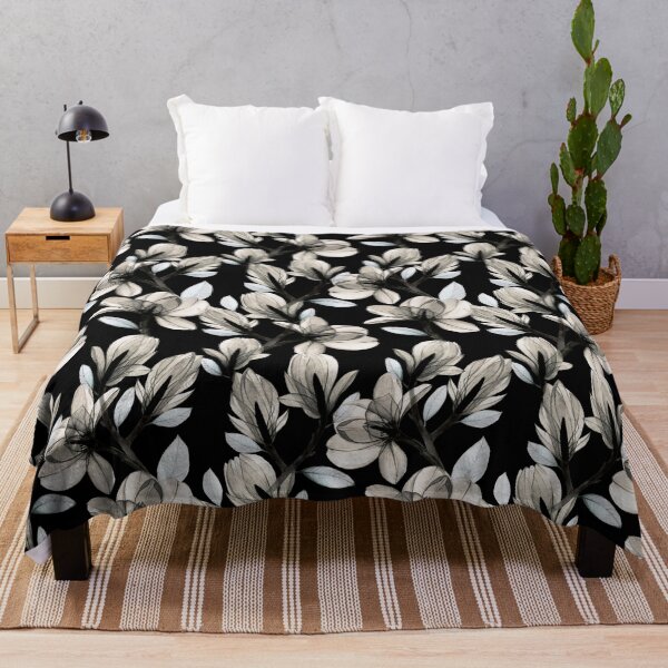 Item preview, Black and Beige Floral Botanical Seamless Pattern designed and sold by Jyoti Digital Artist.