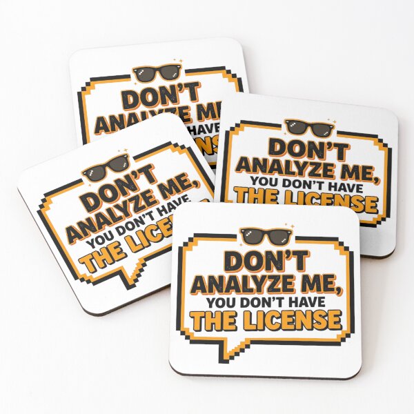 Item preview, Dont Analyze Me Sarcastic Quote Funny Slogan designed and sold by KhAIa Reeve Art Studio.