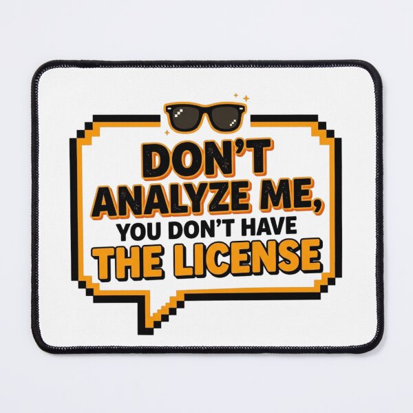Item preview, Dont Analyze Me Sarcastic Quote Funny Slogan designed and sold by KhAIa Reeve Art Studio.