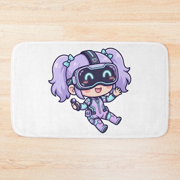 Item preview, Cute Chibi VR Gamer Girl Kawaii Anime Virtual Reality Sci-Fi Aesthetic designed and sold by mood-draftsman.
