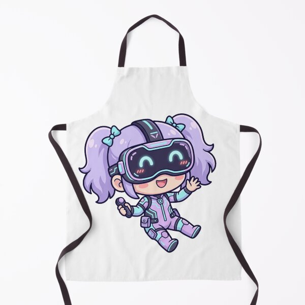 Item preview, Cute Chibi VR Gamer Girl Kawaii Anime Virtual Reality Sci-Fi Aesthetic designed and sold by mood-draftsman.