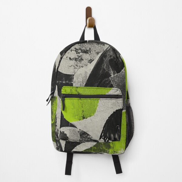 Item preview, Urban Grunge Acid Green Torn Paper Collage designed and sold by breathinghuman.