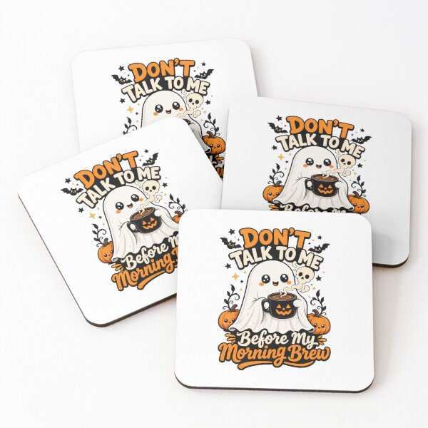 Item preview, Cute Coffee Ghost Before Morning Brew designed and sold by Kaikab007.