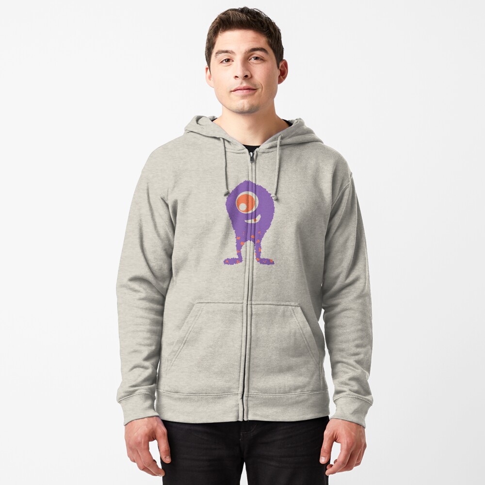 purple monster hoodie