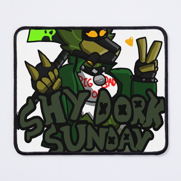 Item preview, Shy Dork Sunday Flatline designed and sold by ChuChuTheCatmeragon.