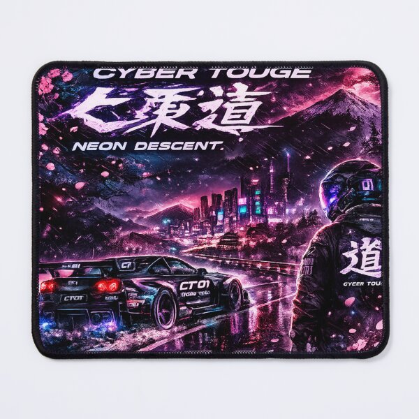 Item preview, Cyber Touge CT-01 | Neon Descent Japanese Street Racing Samurai Art designed and sold by MidnightPistons.