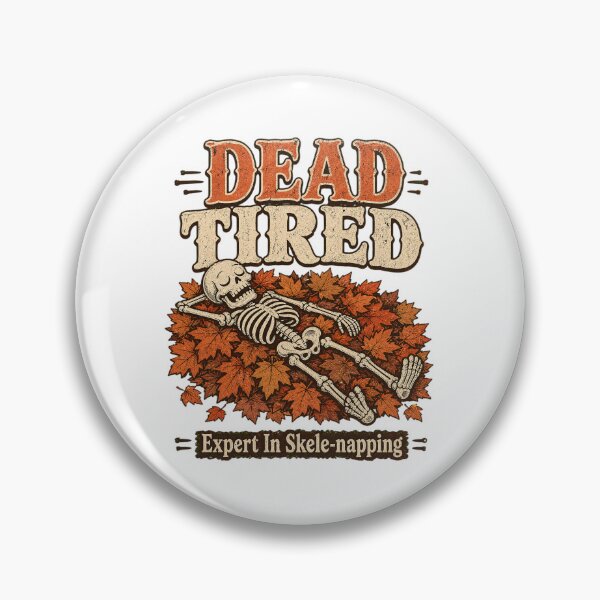 Item preview, Vintage Skeleton Dead Tired Skele Napping designed and sold by Kaikab007.