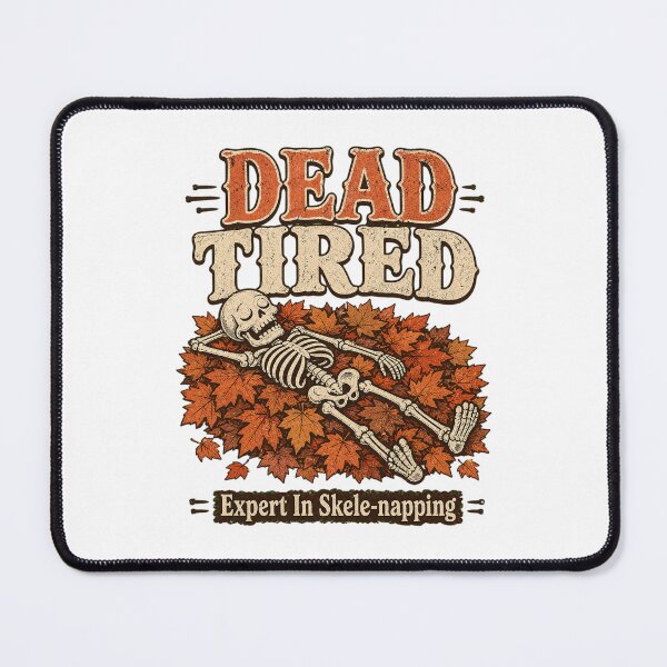 Item preview, Vintage Skeleton Dead Tired Skele Napping designed and sold by Kaikab007.