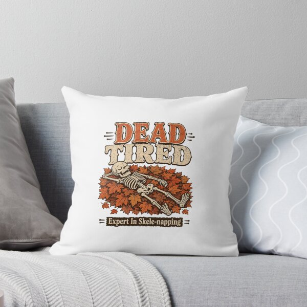 Item preview, Vintage Skeleton Dead Tired Skele Napping designed and sold by Kaikab007.