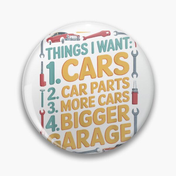 Item preview, Funny Mechanic Quote Things I Want Cars Bigger Garage Car Guy designed and sold by mari-kayden.