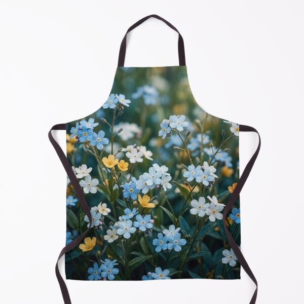 Item preview, Soft Blue Forget Me Not Wildflowers Floral Garden Graphic designed and sold by PACS0011.