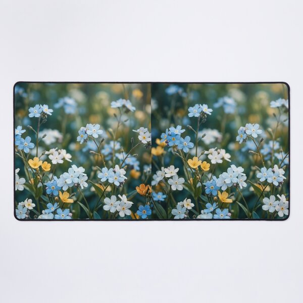 Item preview, Soft Blue Forget Me Not Wildflowers Floral Garden Graphic designed and sold by PACS0011.