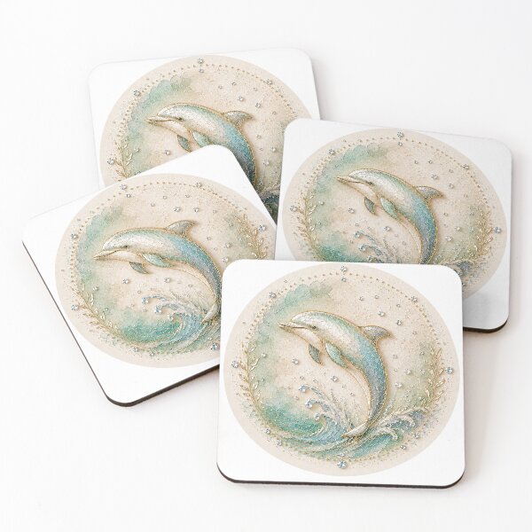Item preview, Elegant Blue Dolphin Mandala designed and sold by aurelixagency.