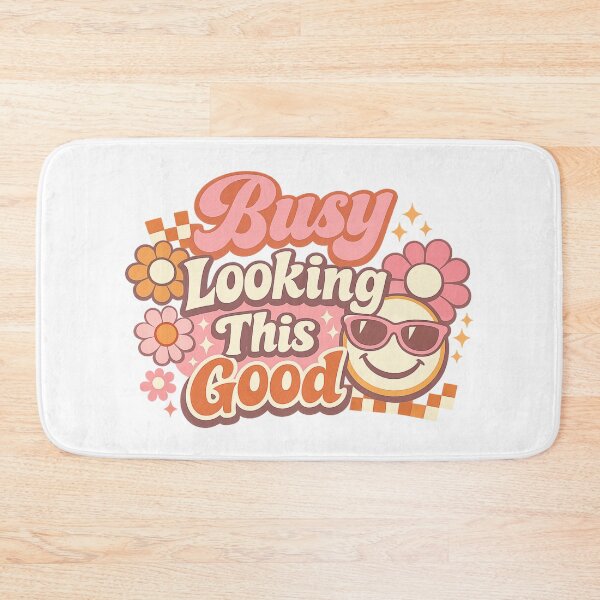 Item preview, Busy Looking This Good Funny Retro Cute Smiley Design | Busy Collection designed and sold by SoulThread Studio.