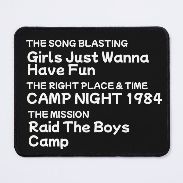 Item preview, 80's Camp Night Girls Just Wanna Have Fun designed and sold by aliyeus.