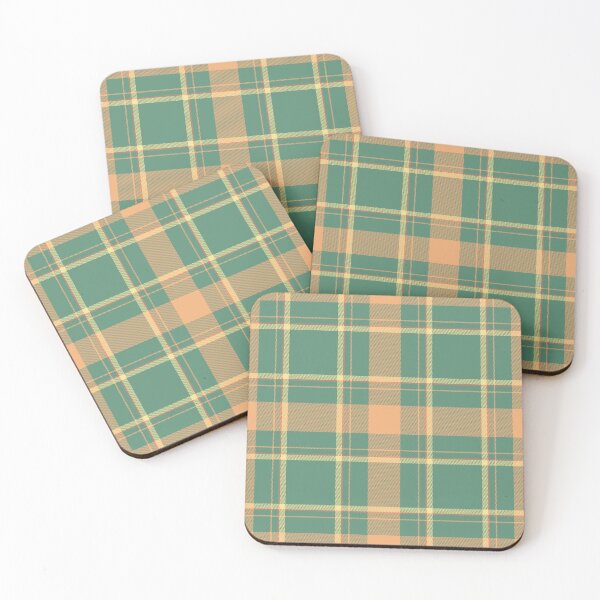 Item preview, Green Orange Plaid Tartan Pattern designed and sold by Zaya_art.