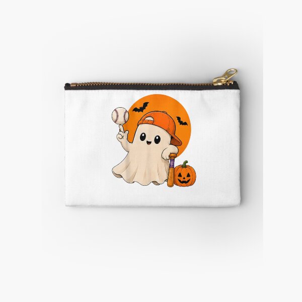 Item preview, Cute Halloween Baseball Ghost Funny Pumpkin Sports Player Kids designed and sold by mari-kayden.