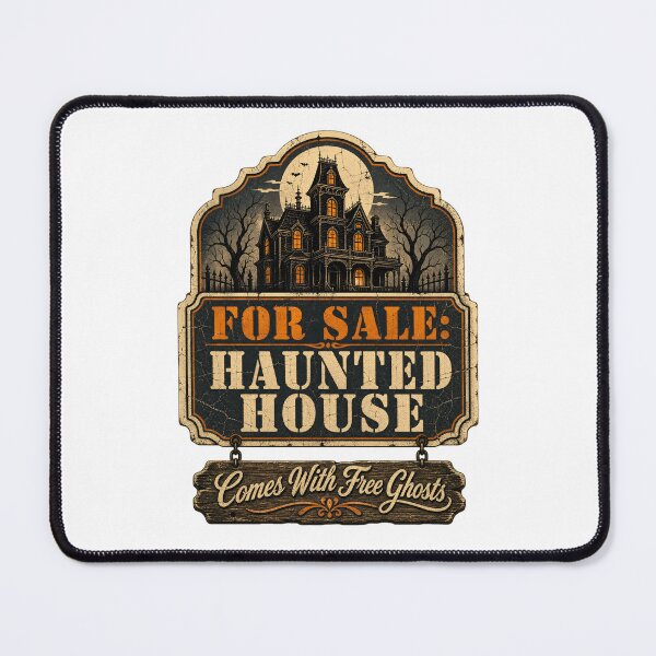 Item preview, Vintage Haunted House For Sale Sign designed and sold by Kaikab007.