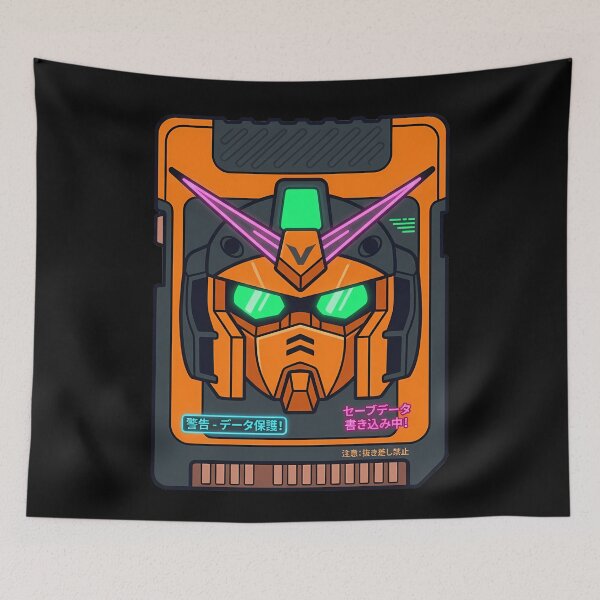 Item preview, Retro Mecha Memory Card Cyberpunk Anime Robot Save Data Aesthetic designed and sold by mood-draftsman.