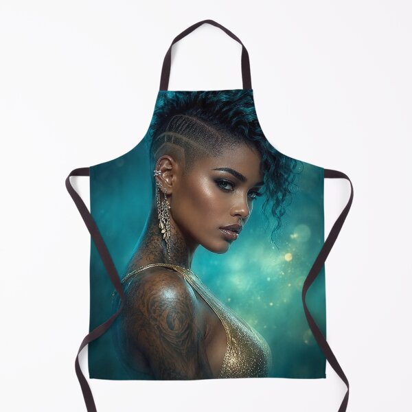 Item preview, Turquoise Tattooed Woman designed and sold by aurelixagency.