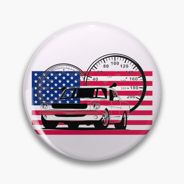 Item preview, Vintage 1964 Ford Mustang Classic Muscle Car designed and sold by zenithdecalco.