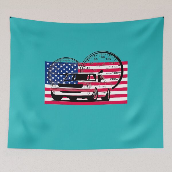 Item preview, Vintage 1964 Ford Mustang Classic Muscle Car designed and sold by zenithdecalco.