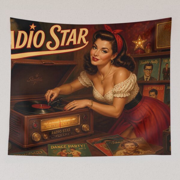 Item preview, Radio Star Late Night Vinyl DJ v2 designed and sold by ThirdShiftLab.