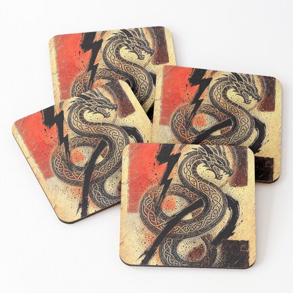 Item preview, Norse Dragon Serpent Gothic Celtic Mythology designed and sold by Mental Surreal .
