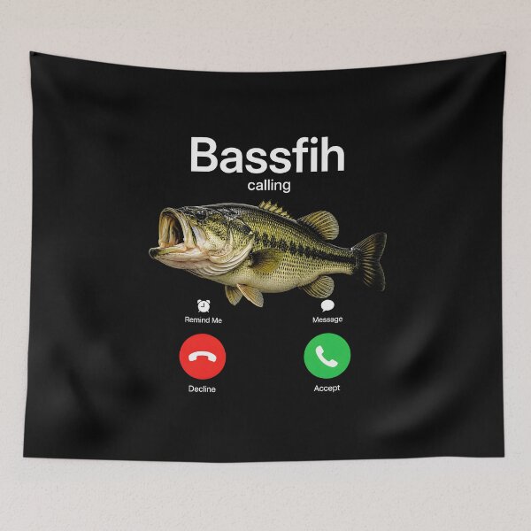 Item preview, Bassfih Calling Phone designed and sold by a-turner-paint.