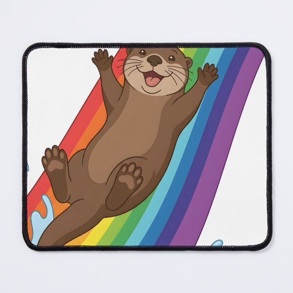 Item preview, Cute Otter Summer Water Adventure designed and sold by naragon4289.