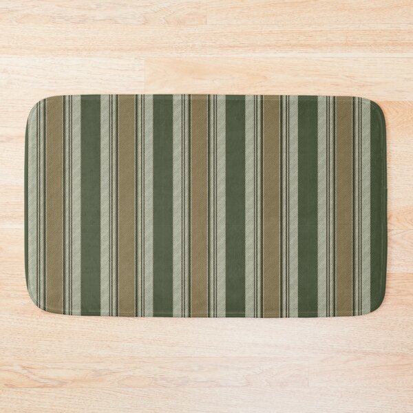 Item preview, Olive Green Tan Stripe Pattern designed and sold by Zaya_art.