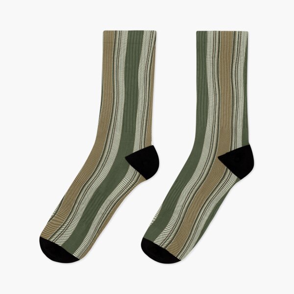 Item preview, Olive Green Tan Stripe Pattern designed and sold by Zaya_art.