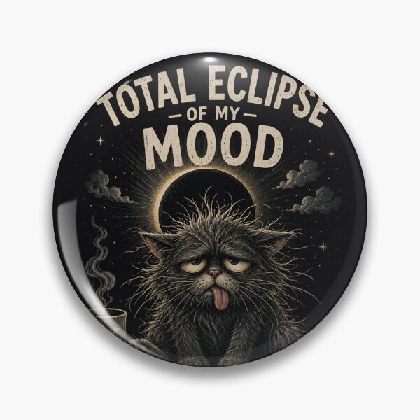 Item preview, Tired cat and eclipse designed and sold by Adrianastroe.