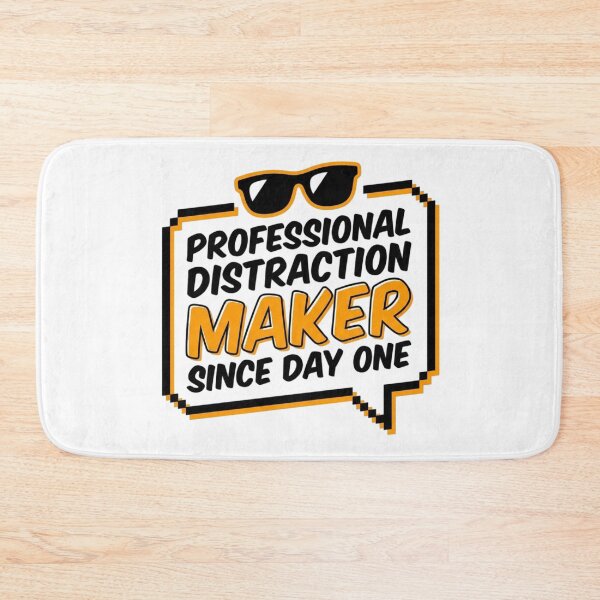 Item preview, Professional Distraction Maker Sarcastic Quote Funny Slogan designed and sold by KhAIa Reeve Art Studio.
