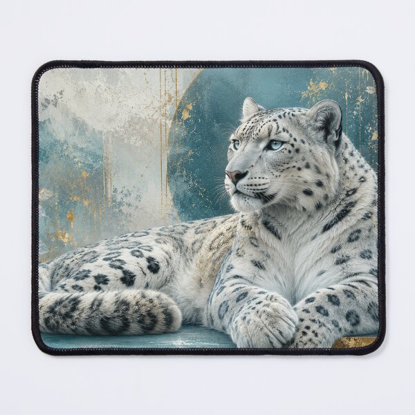 Item preview, Majestic Snow Leopard designed and sold by aurelixagency.