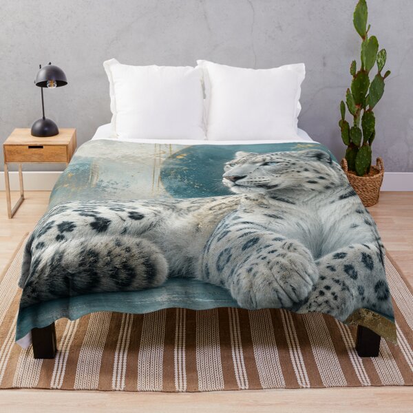Item preview, Majestic Snow Leopard designed and sold by aurelixagency.