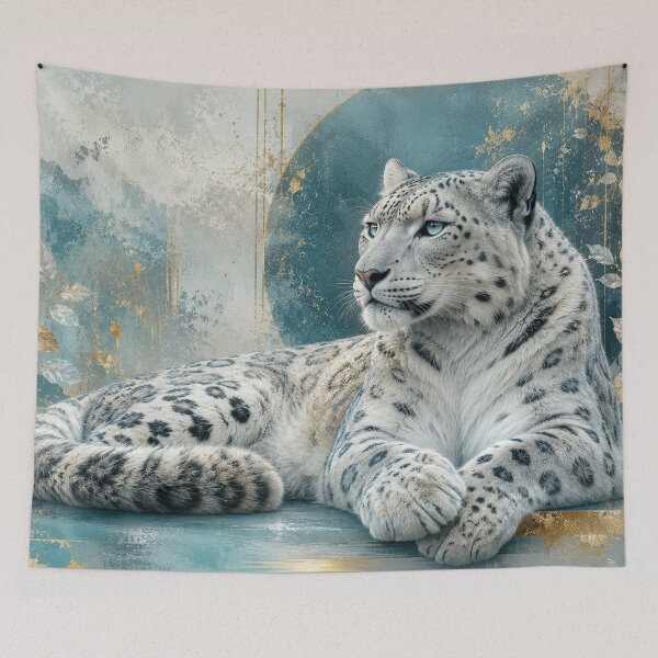 Item preview, Majestic Snow Leopard designed and sold by aurelixagency.