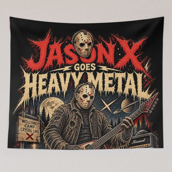 Item preview, Jason gets Heavy on Friday the 13th. designed and sold by SpectacledBoi.