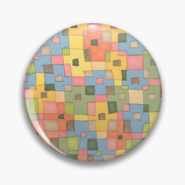Item preview, Bright Geometric Squares designed and sold by Honeybee Cameron.
