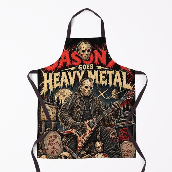 Item preview, Jason gets Heavy on Friday the 13th. designed and sold by SpectacledBoi.