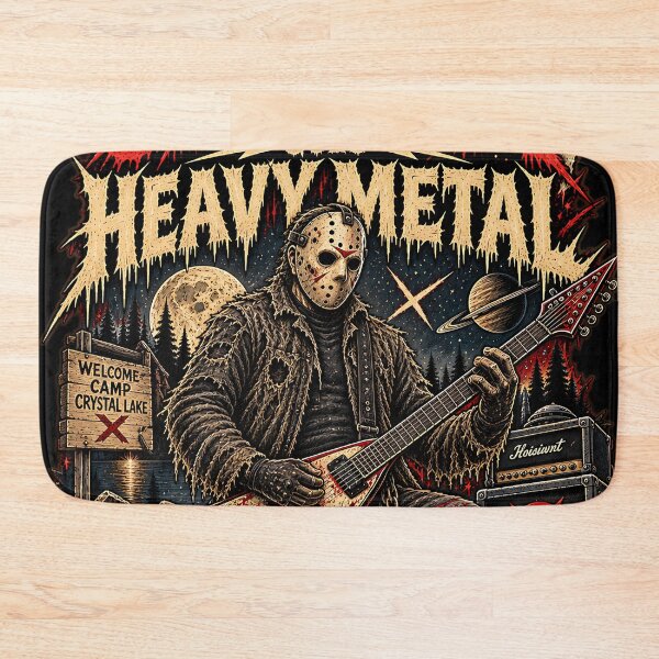 Item preview, Jason gets Heavy on Friday the 13th. designed and sold by SpectacledBoi.
