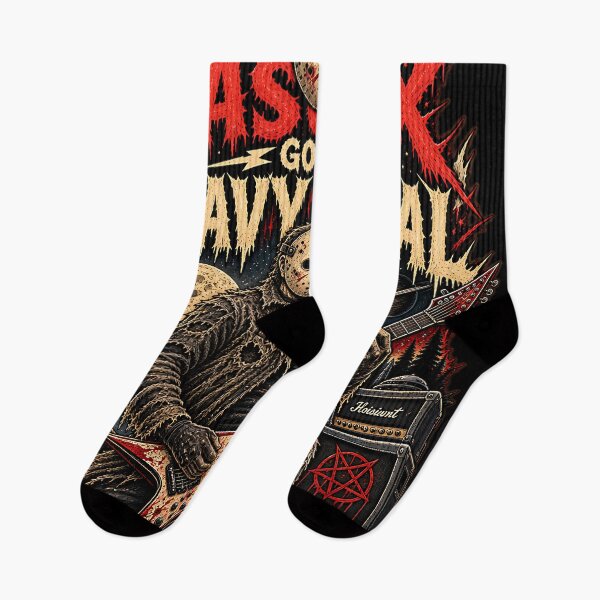 Item preview, Jason gets Heavy on Friday the 13th. designed and sold by SpectacledBoi.