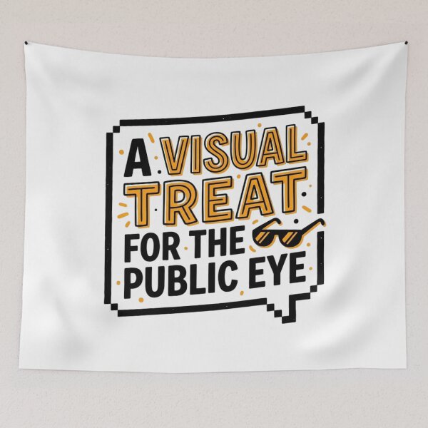 Item preview, Visual Treat Sarcastic Quote Funny Slogan designed and sold by KhAIa Reeve Art Studio.