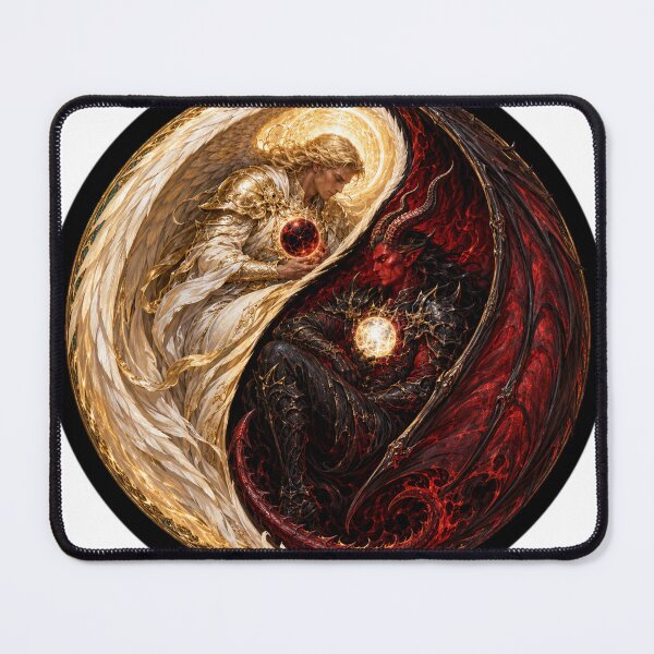 Item preview, Angel Demon Yin Yang designed and sold by FyreHorse Designs.