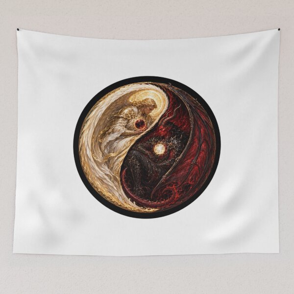 Item preview, Angel Demon Yin Yang designed and sold by FyreHorse Designs.
