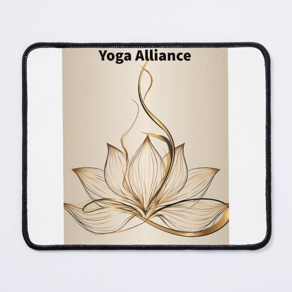Item preview, Yoga Alliance Lotus Zen Meditation Art designed and sold by TrendyGalaxy.