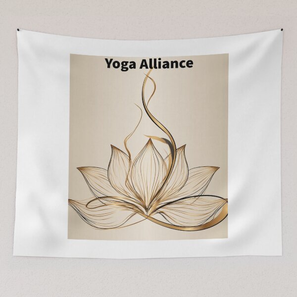 Item preview, Yoga Alliance Lotus Zen Meditation Art designed and sold by TrendyGalaxy.